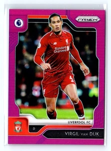 2019-20 Panini Prizm Premier League Virgil Van Dijk Purple Prizm /99 Liverpool - Picture 1 of 2