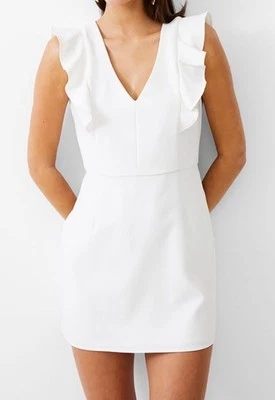 Wunderschönes Sommer Kleid von French Connection Gr. 6 (36) Weiß Top Zustand! - Bild 1 von 4