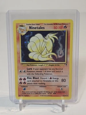 Pokémon TCG Ninetales Legendary Collection 17/110 Holo Rare 2002 - Image 1 of 2