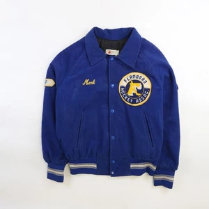 Vintage Flamboro Hockey Corduroy Varsity Jacket Youth Size XL - Picture 1 of 8