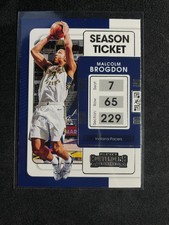 2021-22 Panini Contenders Basketball #90 MALCOLM BROGDON - Indiana Pacers