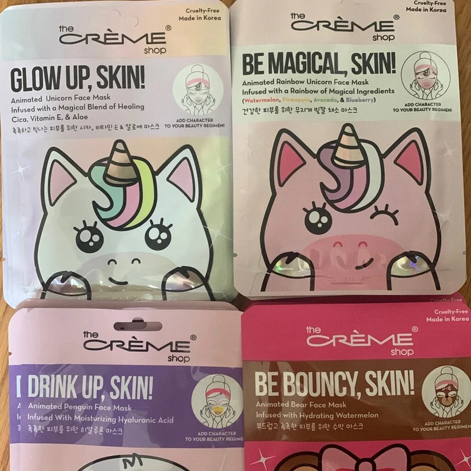 The Creme Shop K-pop Belleza Mujer Facial Hoja Máscaras Foto 1 de 4