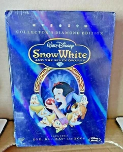 Snow White and the Seven Dwarfs (Blu-ray Disc, 2009, Book Box Set) Includes Book - Picture 1 of 2