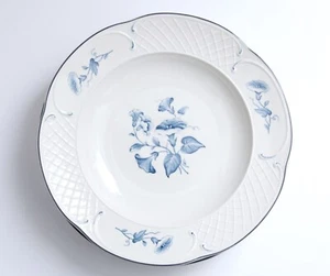 Set of 5 Villeroy and Boch VAL BLEU Large Rim Soup Bowls 9" Excellent! - Picture 1 of 8