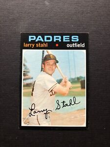 1971 Topps baseball Hi Grade Set Break Larry Stahl 711 High Number SP NM+
