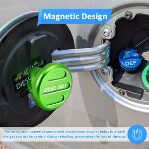 Magnetic Diesel Fuel Cap For Ram 1500 2500 3500 3.0L 6.7L 2019-2024 - Picture 1 of 8