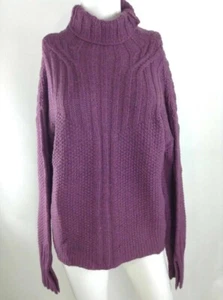 Smartwool Women Spruce Creek Sweater Sangria Heather Medium 19055-B49 MSRP $160 - Picture 1 of 9