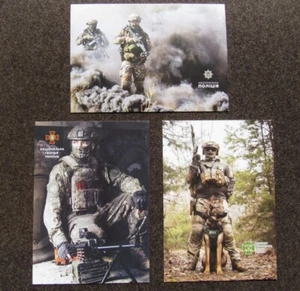 Patriotic postcards Set of 3pcs. Ukrainian Army , various units - Picture 1 of 4