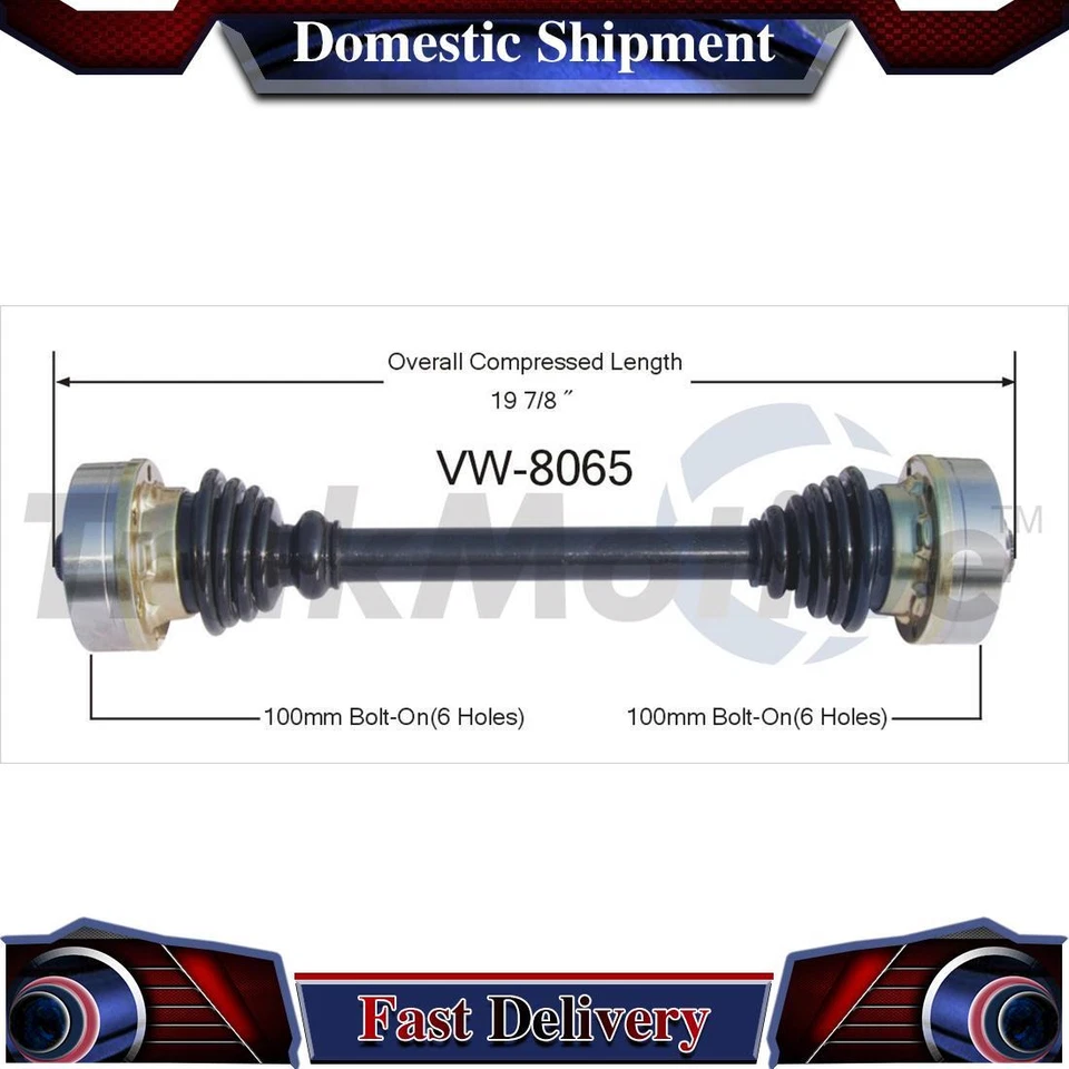 Junta del eje de transmisión trasero derecho CV para Volkswagen Transporter 1977 1978 1979 Foto 1 de 1