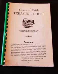 Gems of Faith Treasure Chest Builders of Faith Radio, Alten A. Bringle, 1944, PB - Picture 1 of 5