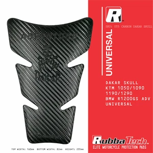Rubbatech UT5 CARBON Dakar Scull Tank Pad for KTM KTM 1050 1090 1190 1290 - Picture 1 of 3