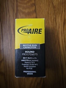 Pro Aire Motor Run Capacitors PROCFD6075 60+7.5 Professional Grade - Picture 1 of 4