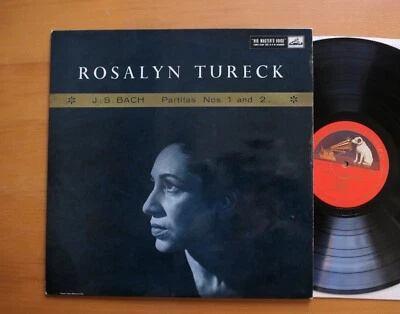 ALP 1645 ED1 Rosalyn Tureck Bach Partitas Nos. 1 and 2 HMV 1st R/G Mono EX - Image 1 of 4
