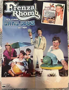 Frenzal Rhomb Sans Souci Promo Poster 2003 Fat Wreck Punk 18x24 - Picture 1 of 1