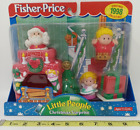 1998 Little People Christmas Surprise Vintage Fisher Price New Toy #72653 Santa