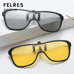 Gafas de sol polarizadas con clip gafas abatibles lentes antirreflejo protección UV lo último - Imagen 1 de 24