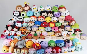 164 Styles Disney TSUM TSUM Mini Soft Plush Toys Dolls Screen Cleaners 3.5"/9cm - Picture 1 of 181