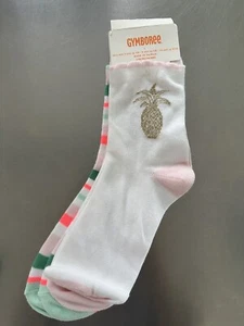 Gymboree Island Cruise Size L Socks White - Picture 1 of 2