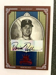 2005 Donruss Diamond Kings Red Framed Signatures /50 David Dellucci #236 B18 - Picture 1 of 2