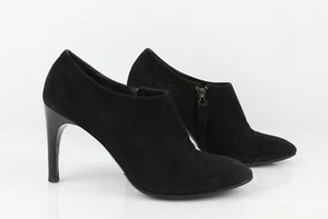 FRANCOIS NAJAR Zapatos De Tacón De Cuero Negro T 39,5 Muy Buen Estado - Imagen 1 de 8