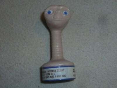 VINTAGE TOPPS ET E.T. MOVIE CANDY HEAD TOPPER 1982 RARE NOS FULL NEW BLUE BASE  - Image 1 of 3
