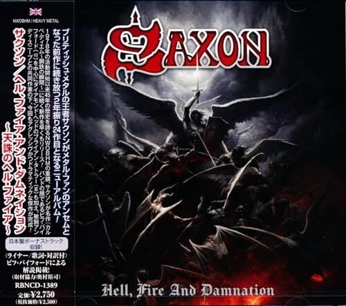 CD Hell Fire And Damnation Japan Saxon Music (1 CD) RBNCD-1389 Album