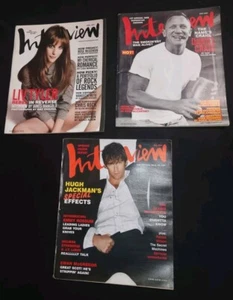 Vintage Interview Magazine Lot ~ Daniel Craig, Hugh Jackman, Liv Tyler - Picture 1 of 4