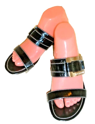 SANDALIAS TANGA E ANGIOLINI CHAROL NEGRO CUÑA ACENTO PLATA 7,5 M NEVARRA Foto 1 de 4