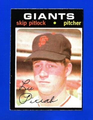 1971 OPC O-Pee-Chee SET BREAK #19 SKIP PITLOCK RC SAN FRANCISCO GIANTS (SB1) - Image 1 of 2