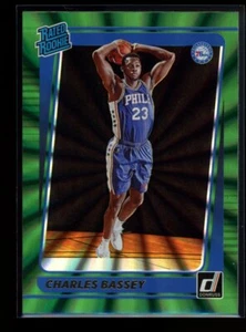 2021-22 Donruss #213 Charles Bassey Holo laser verde - Foto 1 di 2