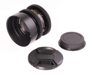 Photax-Paragon 28mm F2.8 Cine Mod Wide Angle Prime Lens for Canon EF Mount! - Picture 1 of 15