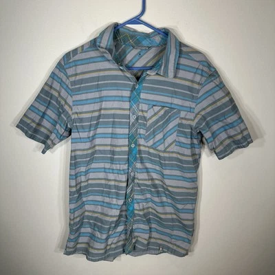 Smartwool Shirt Mens Medium Blue Gray Plaid Merino Wool Button Up Outdoors Camp - Image 1 of 4