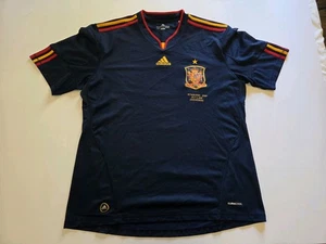 2010 Spanien Fußballnationalmannschaft Auswärts Adidas Fußball Trikot Herren M (P47896) - Bild 1 von 9