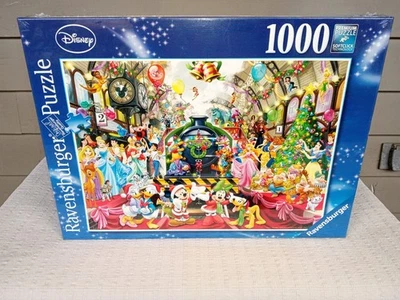 Ravensburger Disney All Aboard For Christmas 1000 Piece Jigsaw Puzzle New Sealed - Image 1 of 4