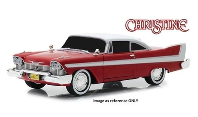CHRISTINE MACCHINA INFERNALE Modello Auto 1/24 PLYMOUTH 1958 FURY Vetri SCURI - Immagine 1 di 2