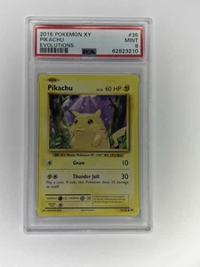 2016 Pokémon XY Pikachu Evolutions PSA 9 MINT #35/108 - Picture 1 of 2