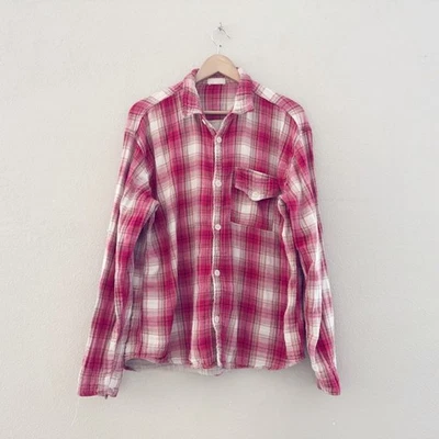 Camisa a Cuadros CP Shades Doble Tela Algodón Gasa Mujer XXL Roja 100% Algodón Foto 1 de 4