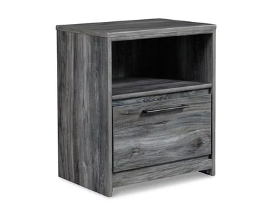 Signature Design by Ashley Casual Baystorm Nightstand, Gray - Изображение 1 из 4