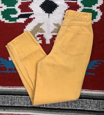 Pantalones de mezclilla cónicos amarillos Clifford & Wills de colección para mujer talla 10 Foto 1 de 4