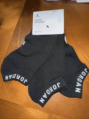 Calcetines Jordan Everyday Max negros para hombre talla grande Dx9656 Foto 1 de 4