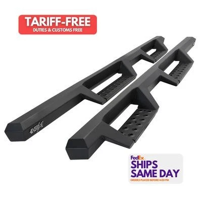 Westin 56-14195, Pair of HDX Drop Nerf Step Bars Black Steel Performance Parts - Image 1 of 4