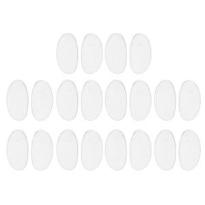 10 pares de cojines nasales de silicona transparente para un ajuste cómodo de gafas - Imagen 1 de 12