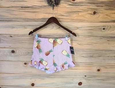 Pantalones Cortos Forever 21 Damas Tejido Piña Medianos Nuevos con Etiquetas Foto 1 de 4