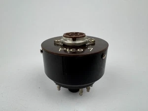 Funke Pico 7 Sockel Adapter W18 W19 W20 Röhrenprüfgerät Rarität Röhren - Bild 1 von 3