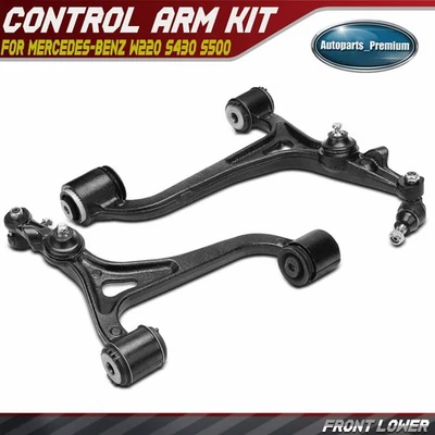 Conjunto de brazo de control inferior delantero y rótula para Mercedes-Benz W220 S430 S500 03-06 Foto 1 de 4