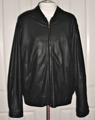 CHAQUETA DE CUERO PARA HOMBRE B&C BOD & CHRISTENSEN BREEZE CREMALLERA COMPLETA NEGRA TALLA 44 Foto 1 de 4