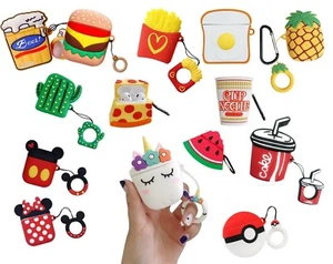 Bastex Cute 3D PINEAPPLE Diseño de personajes Cubierta protectora para Airpods - Imagen 1 de 2