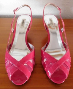 Alfani Breddy Woman's Peep Toe Sling Pumps in Pink Raspberry SZ 8 - Picture 1 of 5