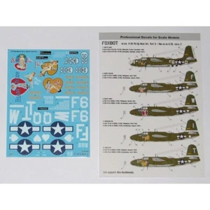 Decals Douglas A-20 Boston Pin-Up Nose Art (Part II) FOXBOT 48-020A Scale 1:48 - Bild 1 von 24