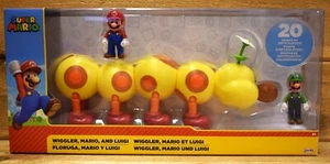 Jakks Super Mario 41648 Wiggler, Mario, and Luigi Set Nintendo Free Shipping! - Picture 1 of 7